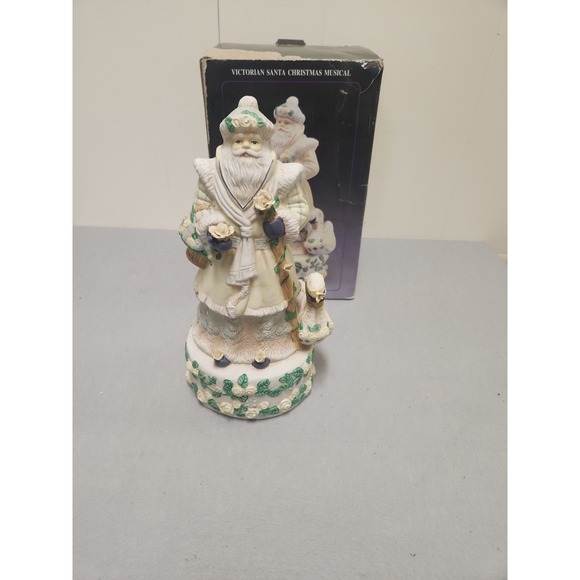 Other - Victorian Porcelain Santa Music Box 1994 Works